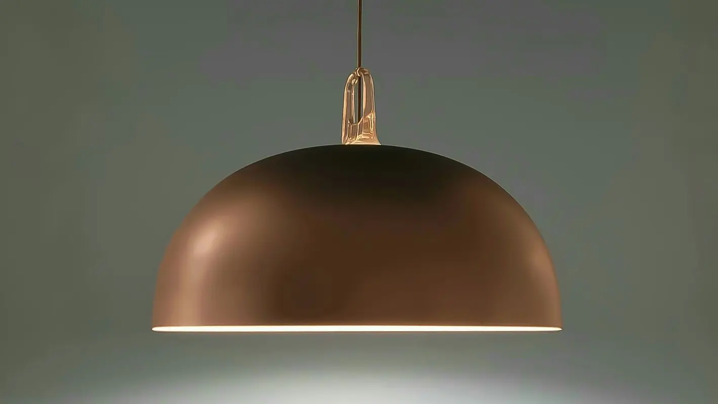 a light that is hanging from a ceiling
